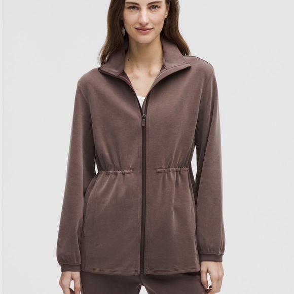 lululemon athletica Jackets & Blazers - Softstreme Cinch-Waist Jacket in Espresso